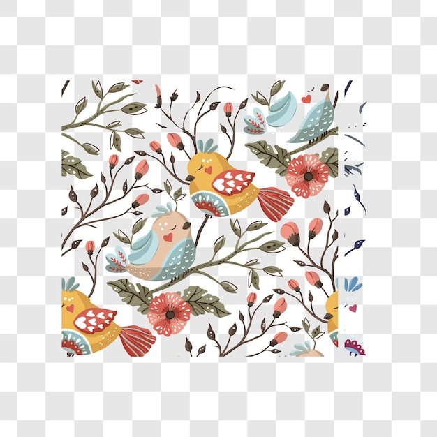 Набор для вышивки с узором птицы